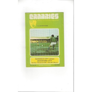 Bradford City Away Football Programmes