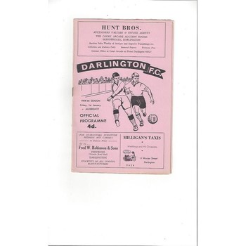 Darlington Home Football Programmes