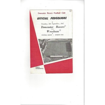 Wrexham Away Football Programmes