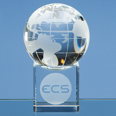 Engraved Glass and Crystal Globe Awards
