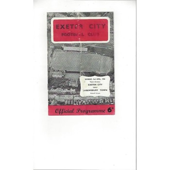 Exeter City Home Football Programmes