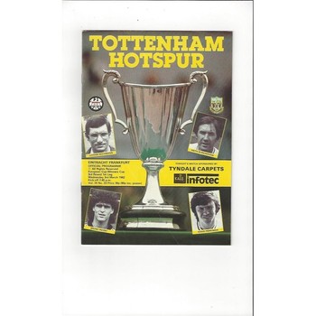 European Cup Winners Cup Football Programmes