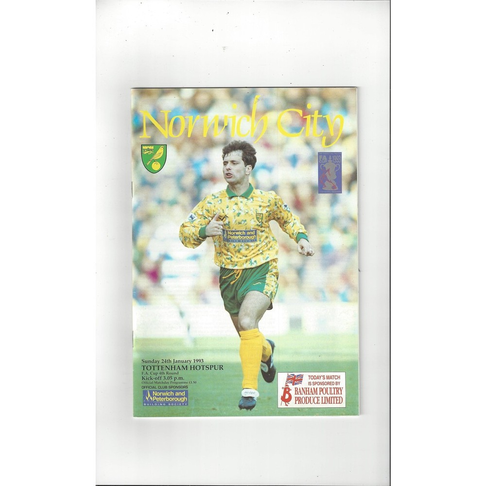 Norwich City Home Football Programmes