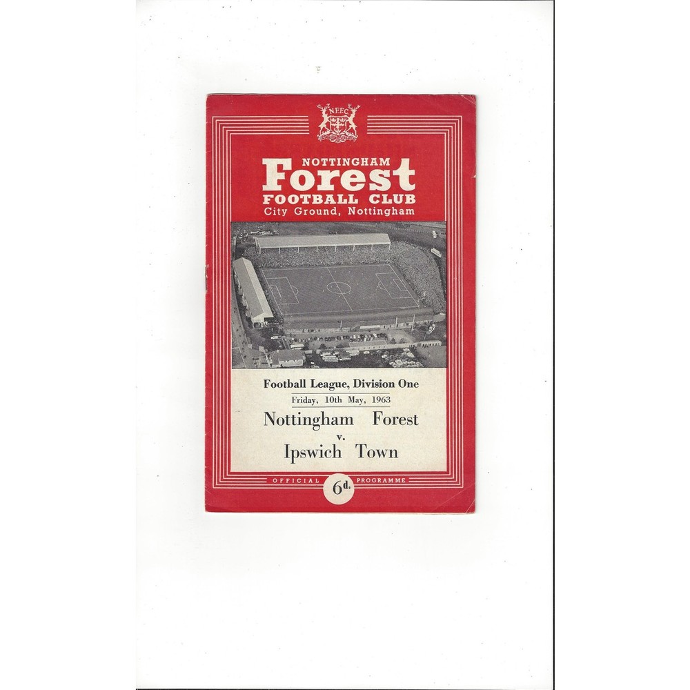 Nottingham Forest Home Football Programmes