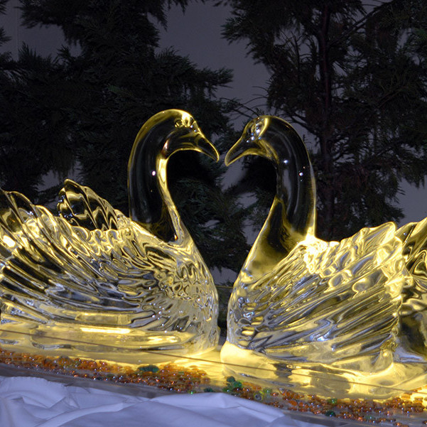 The Swan Ice Sculpture