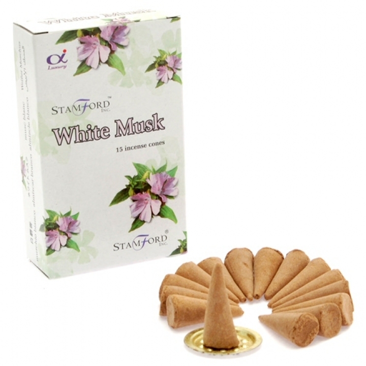 White Musk Incense Cones UK