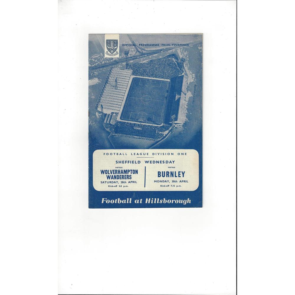 Burnley Away Football Programmes