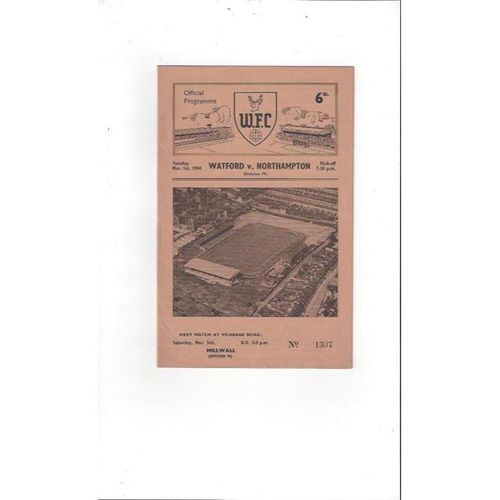 Northampton Town Away Football Programmes