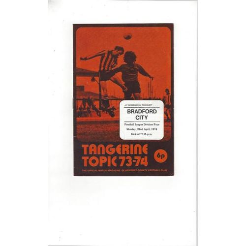 Newport County Home Football Programmes