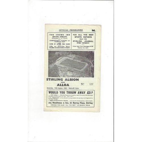 Stirling Albion Football Programmes