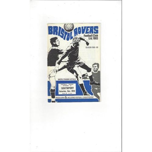 Bristol Rovers Home Football Programmes