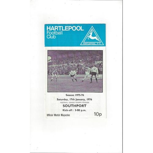 Southport Away Football Programmes