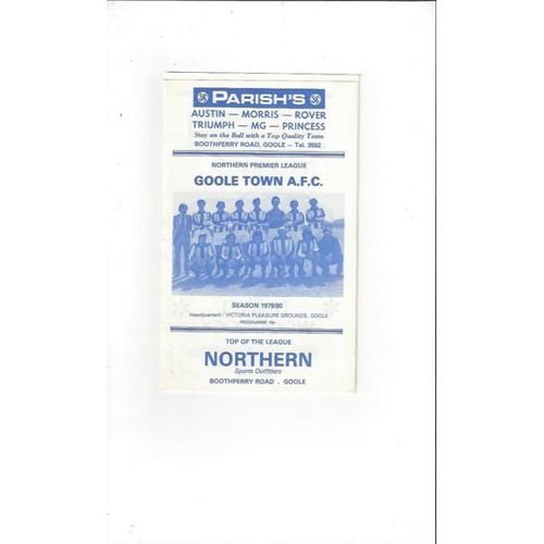 Goole Town Home Football Programmes