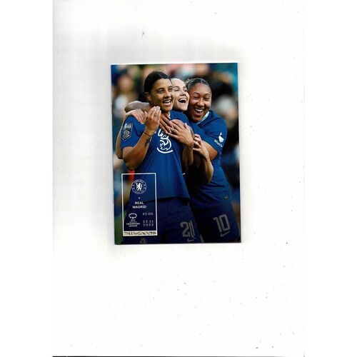 Women's Champions League Football Programmes