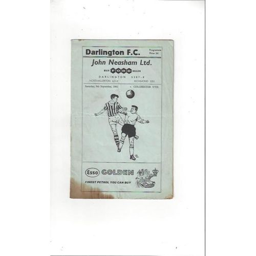 Darlington Home Football Programmes