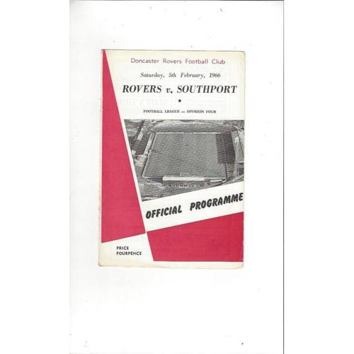 Doncaster Rovers Home Football Programmes