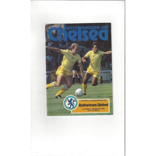 Rotherham United Away Football Programmes