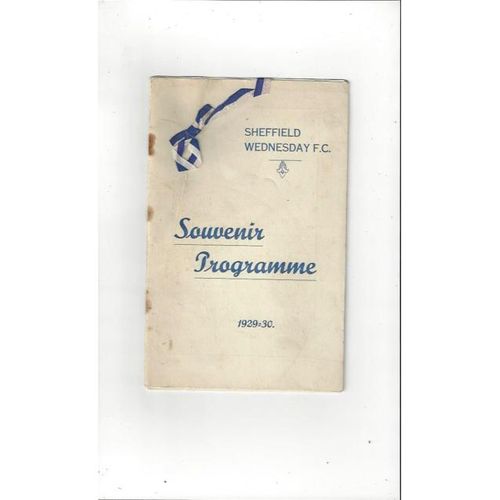 Sheffield Wednesday Home Football Programmes