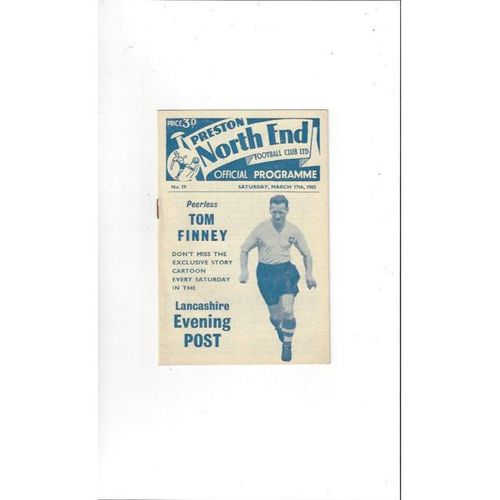 Preston North End Home Football Programmes