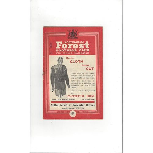 Nottingham Forest Home Football Programmes