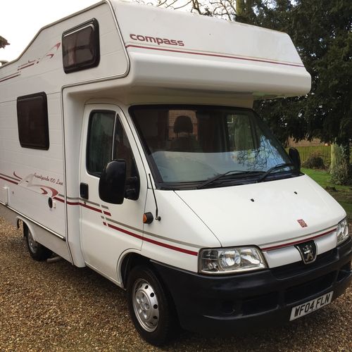 Elddis Compass Avantgarde 100 LUX - 2004 Model - 5 Berth Motorhome Peugeot Boxer