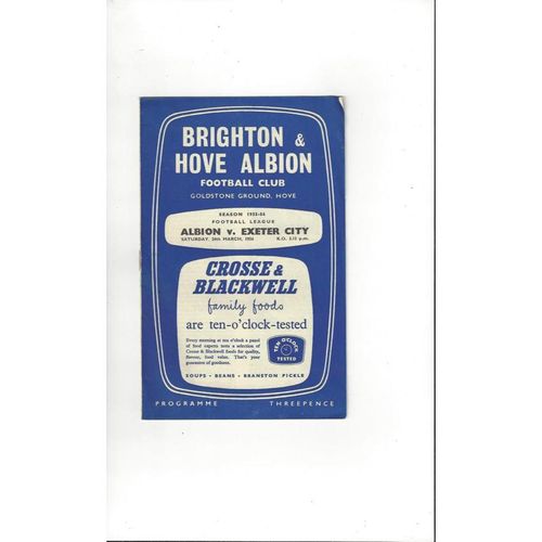 Exeter City Away Football Programmes