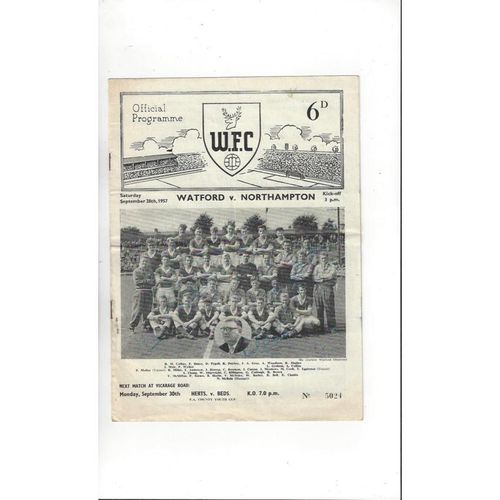 Northampton Town Away Football Programmes
