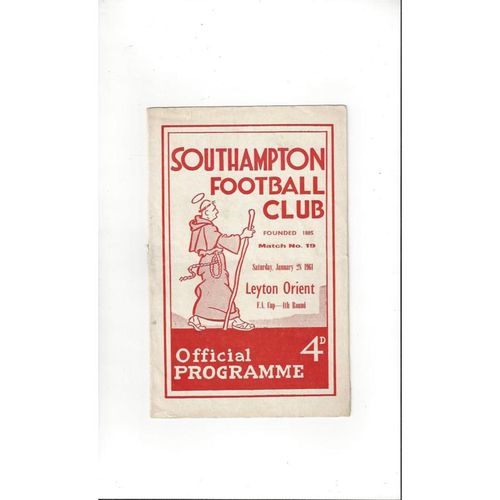 Southampton Home Football Programmes