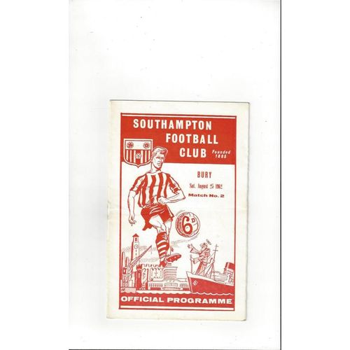 Bury Away Football Programmes