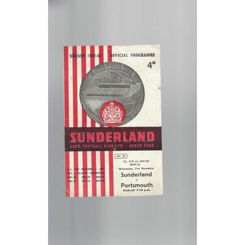 Portsmouth Away Football Programmes