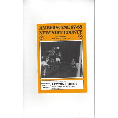 Leyton Orient Away Football Programmes