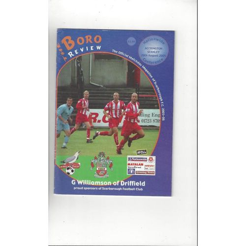 Accrington Stanley Away Football Programmes