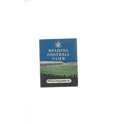 Reading Home Football Programmes