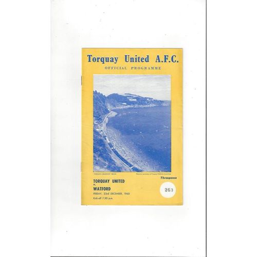 Torquay United Home Football Programmes