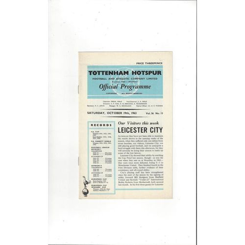 Leicester City Away Football Programmes