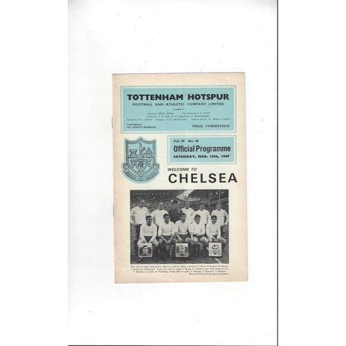 Chelsea Away Football Programmes