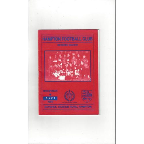 Testimonial Football Programmes