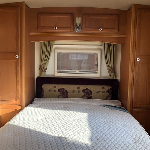 2005 Vanmaster Occasion 620 CB island bed four berth twin axle touring caravan