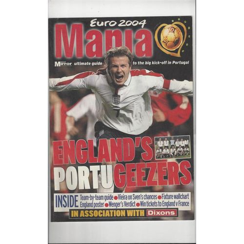 European Championship Football Programmes