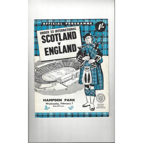 U21, U23 & B International Football Programmes