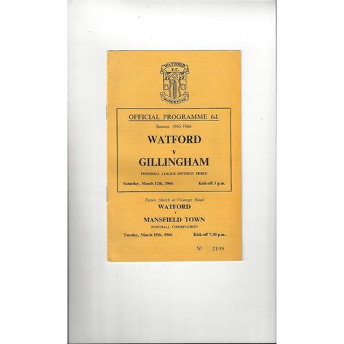 Gillingham Away Football Programmes