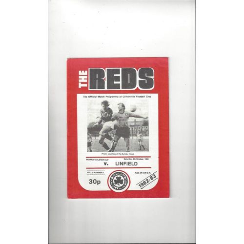 Cliftonville Football Programmes