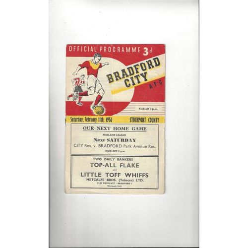 Stockport County Away Football Programmes