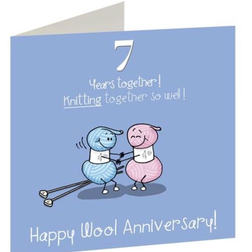 7th Anniversary card