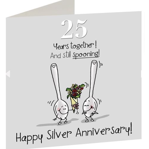 25th Anniversary card