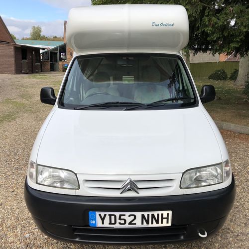 Romahome Duo Outlook Camper Van 2 Berth 49626 miles 02(52)reg Citroen Berlingo