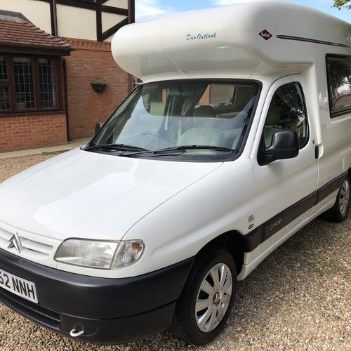 Romahome Duo Outlook Camper Van 2 Berth 49626 miles 02(52)reg Citroen Berlingo