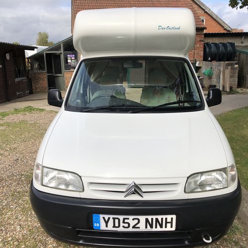 Romahome Duo Outlook Camper Van 2 Berth 49626 miles 02(52)reg Citroen Berlingo