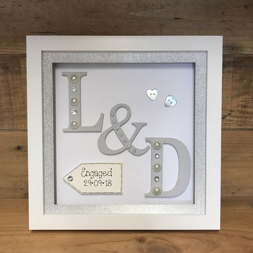 Initials Engagement Frame