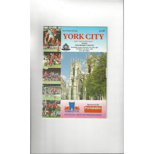 Play Off Semi Final Football Programmes